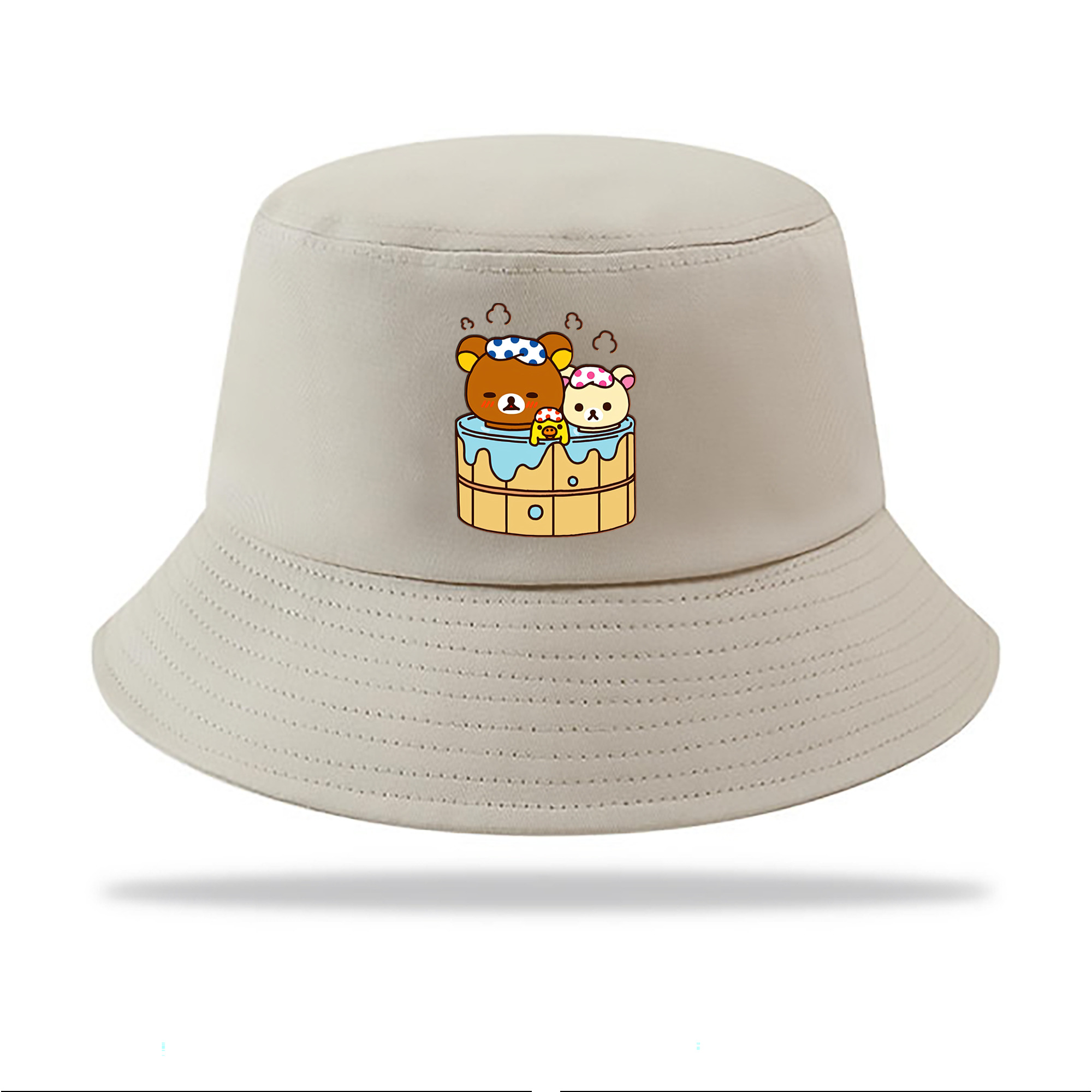 （画像用） リラックマ リラックマ キイロイトリ Rilakkuma Korilakkuma Kiiroitori アウトドア日除けバケットハット